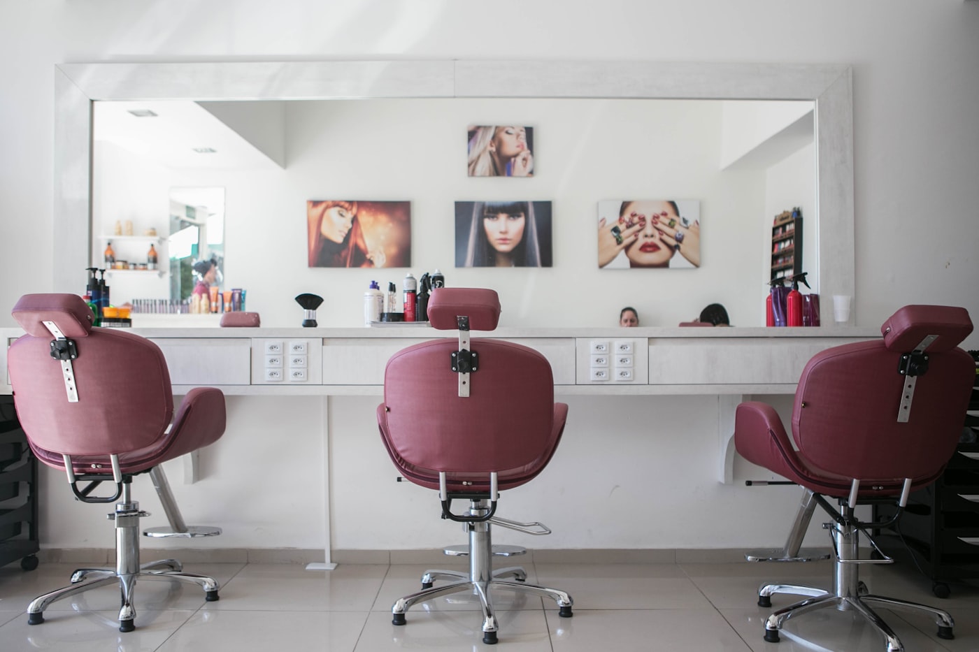 Inside the Tinka Hair salon