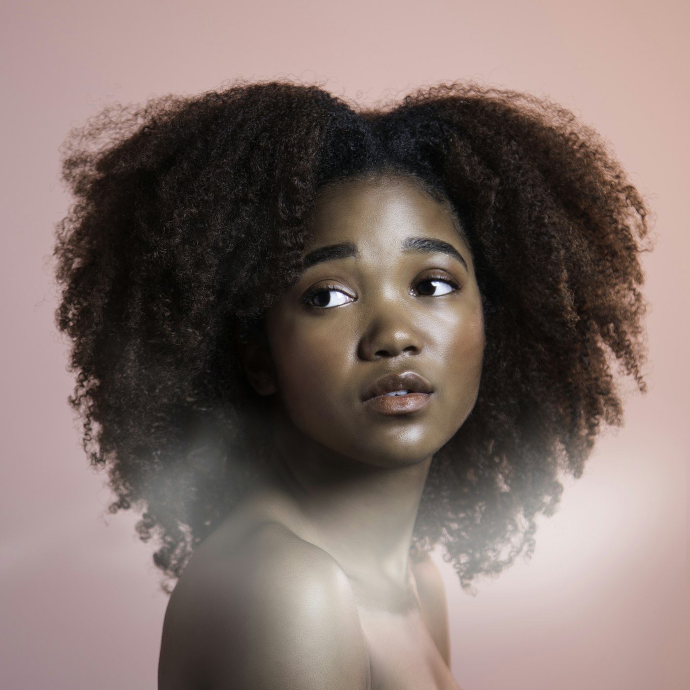 A finished cut with natural curl and movement
